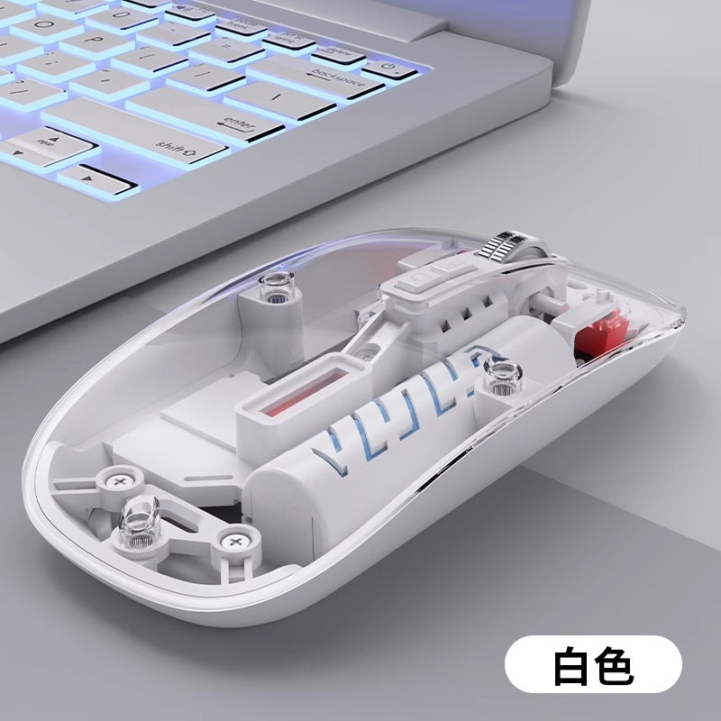 Transparent Wireless Mouse 2.4g Bluetooth Magnetic