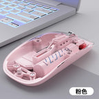 Transparent Wireless Mouse 2.4g Bluetooth Magnetic