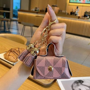 Mini Leather Small Bag Coin Purse Headphone Bag