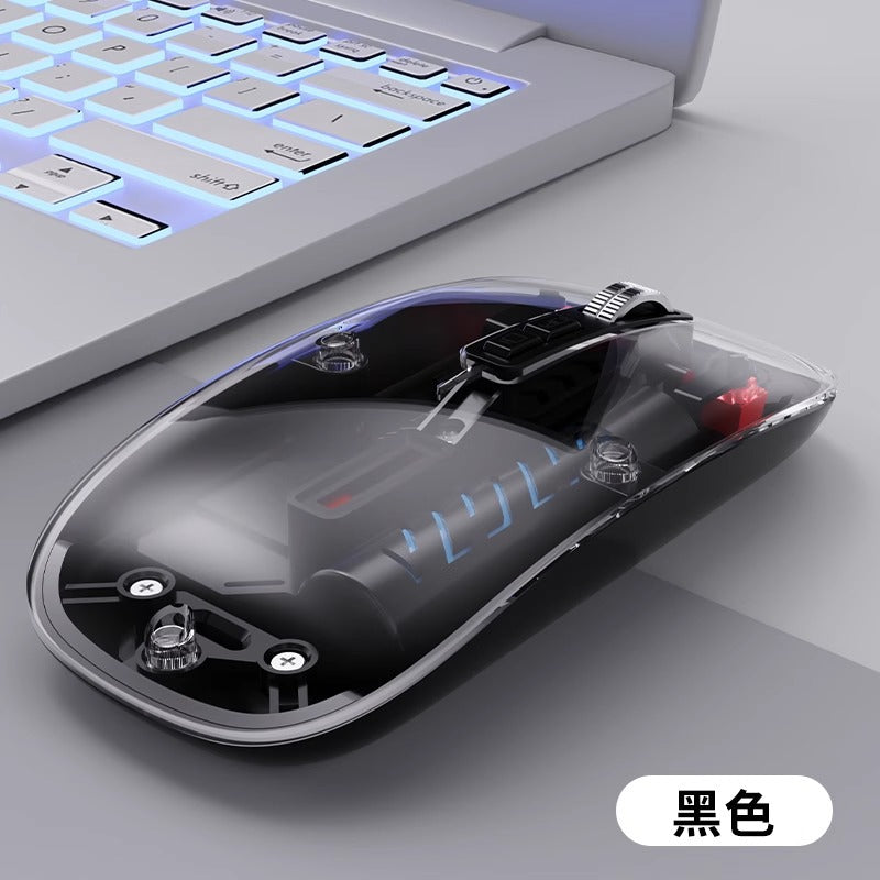 Transparent Wireless Mouse 2.4g Bluetooth Magnetic
